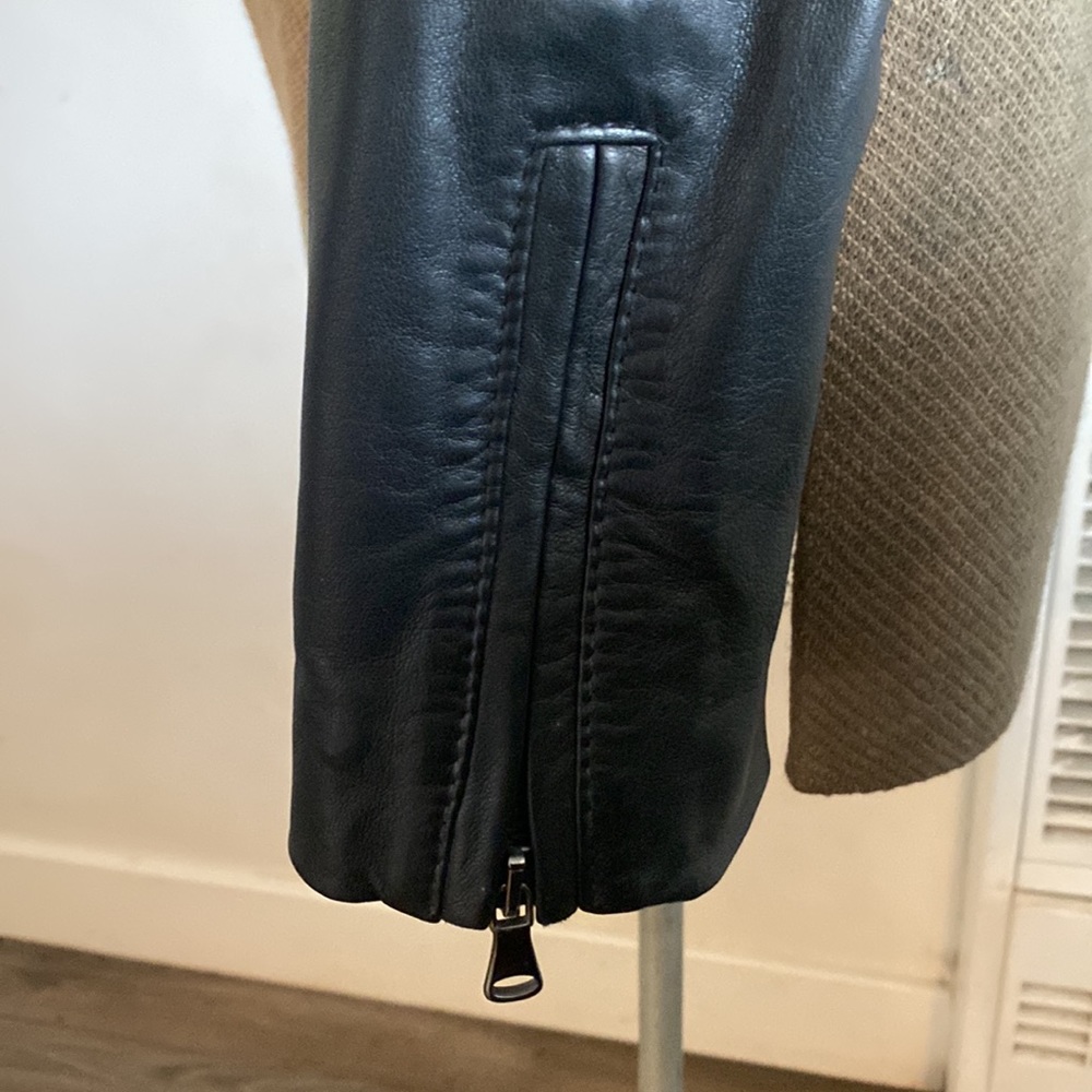 Dolan leather jacket. Black. Size L. - Picture 7 of 13